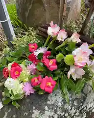 岡部春日神社～👹鬼門よけの🌺花咲く🌺やしろ～の手水