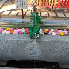 新田神社の手水