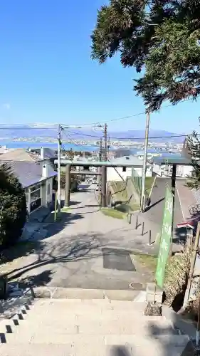 船魂神社の景色