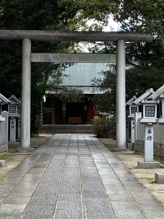 三篠神社の鳥居