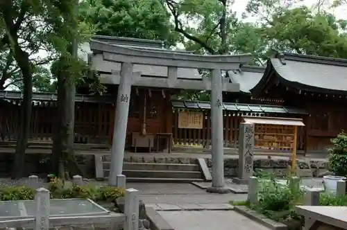 難波大社　生國魂神社の鳥居
