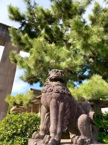 福井神社の狛犬