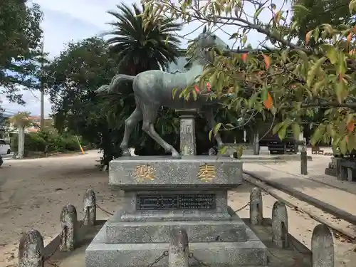 鳥栖八坂神社の狛犬