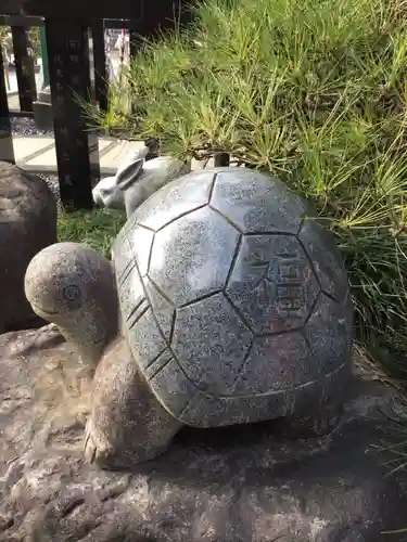 亀ケ池八幡宮の狛犬