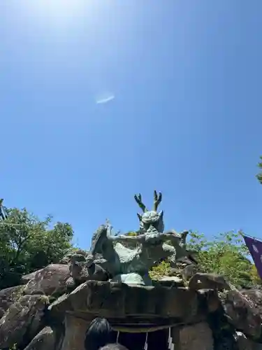 江島神社の像