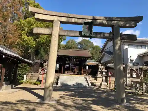 離宮八幡宮の鳥居