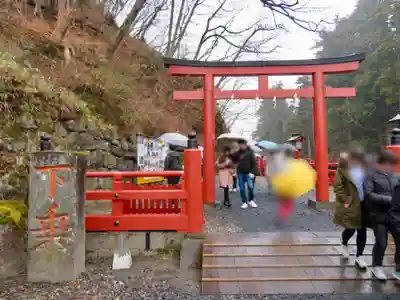神橋(二荒山神社)の鳥居
