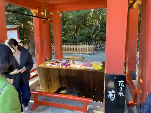 鶴岡八幡宮の手水舎