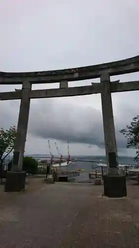 鹿島御児神社の鳥居