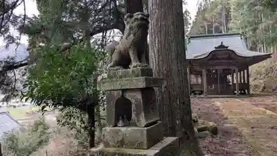 天一神社の狛犬