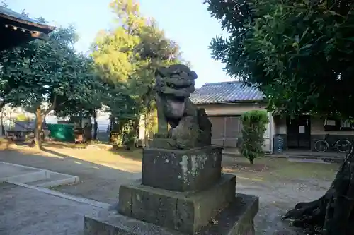 下石原八幡神社の狛犬