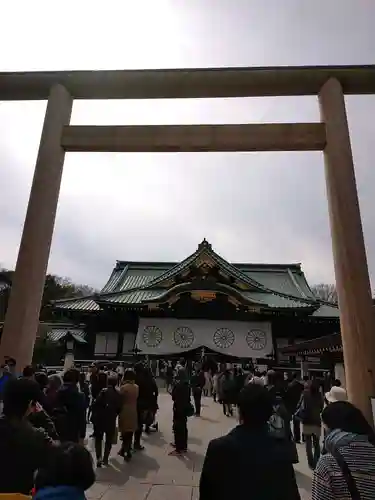 靖國神社の鳥居