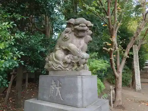 高來神社の狛犬