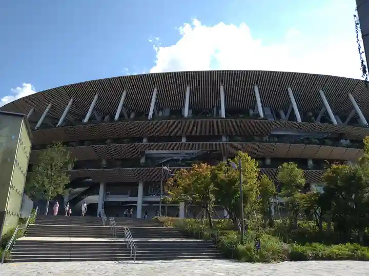 鳩森八幡神社の周辺