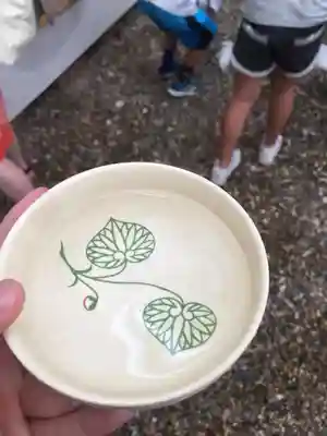 賀茂御祖神社（下鴨神社）の食事