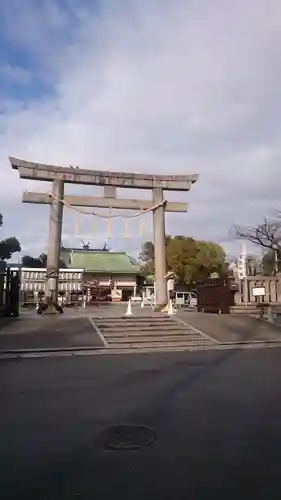 生國魂神社の鳥居