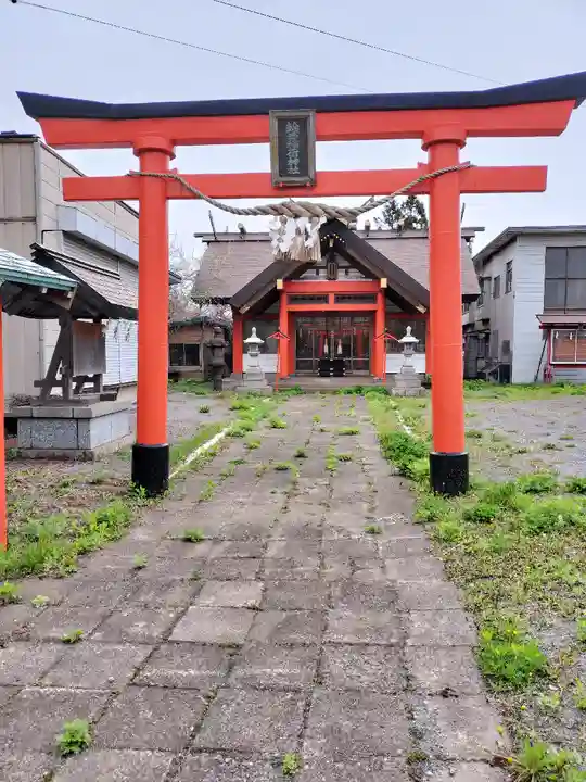 輪西稲荷神社の鳥居