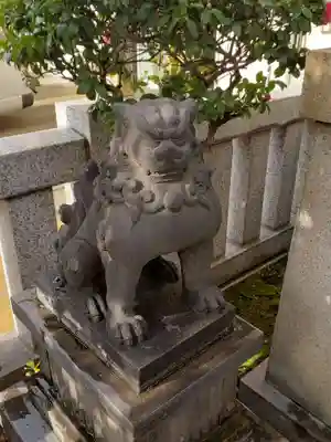 佃住吉神社晴海分社の狛犬