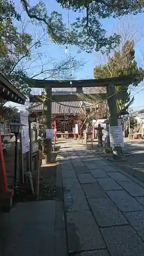 龍ケ崎八坂神社の鳥居