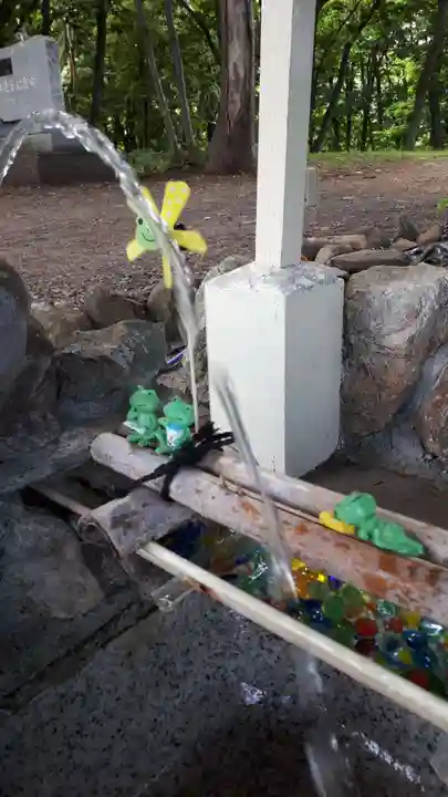 星置神社の手水舎