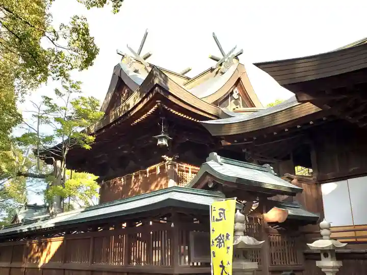 魚吹八幡神社の本殿・本堂