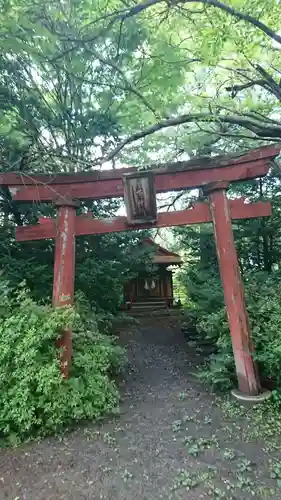 三八城神社の鳥居