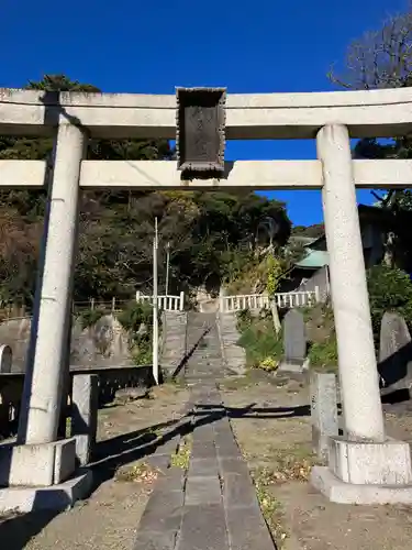 龍口明神社（元宮）の鳥居