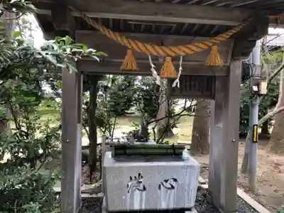 本村井神社の手水舎