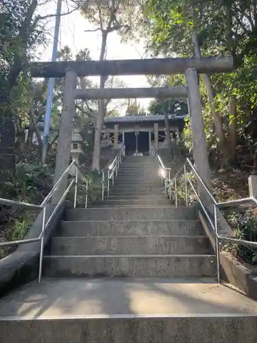 自凝神社の鳥居