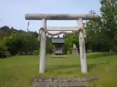 神社(名称不明)の鳥居