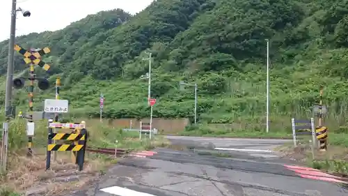 靜内神社の周辺