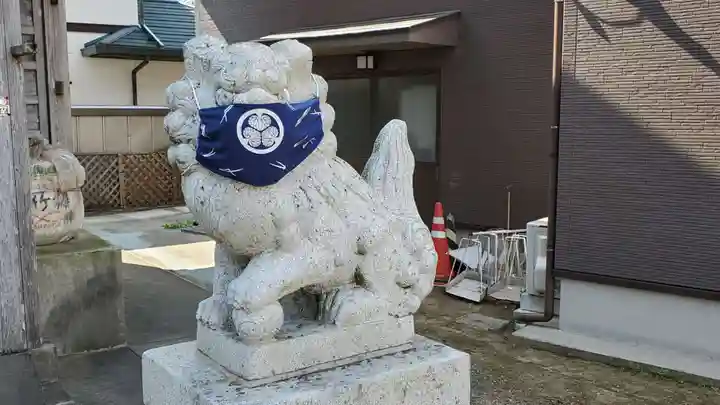 八日市場東照宮の狛犬