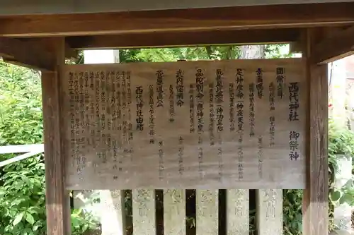 西代神社の歴史