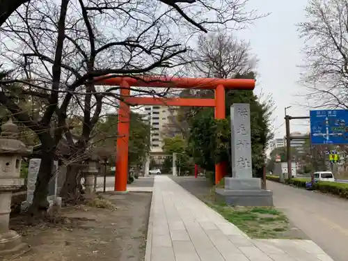 稲毛神社の鳥居