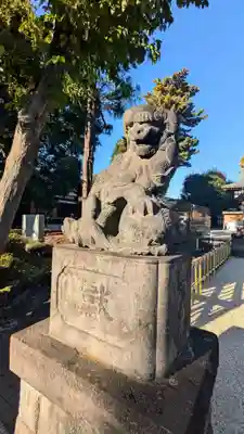 中野沼袋氷川神社の狛犬