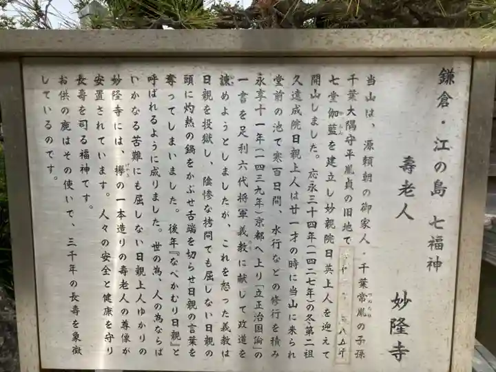 妙隆寺の御朱印