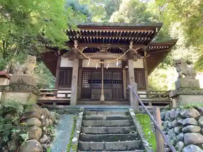 小山田白山神社の本殿・本堂