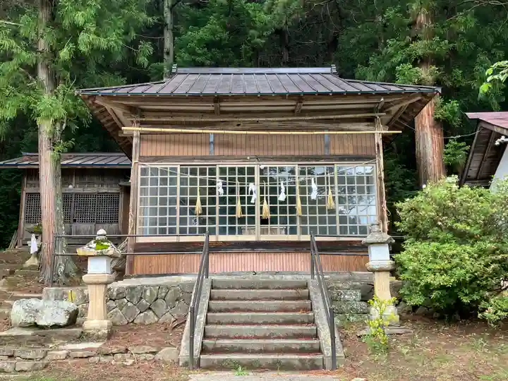 諏訪社神明社合殿(長野県)
