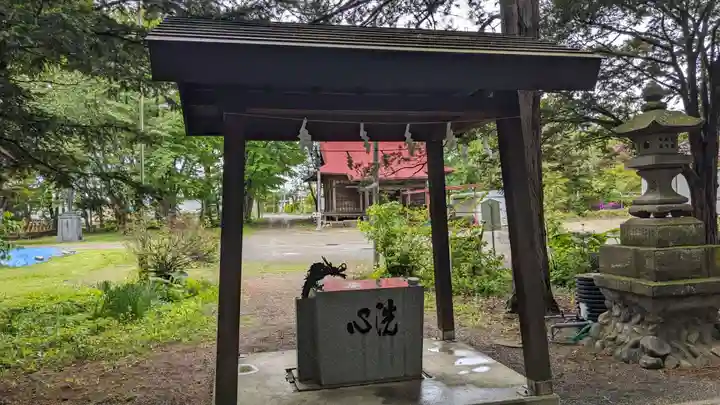 相内神社の手水舎
