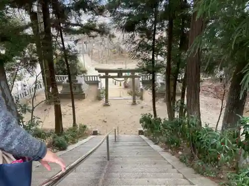 麻績神社の鳥居