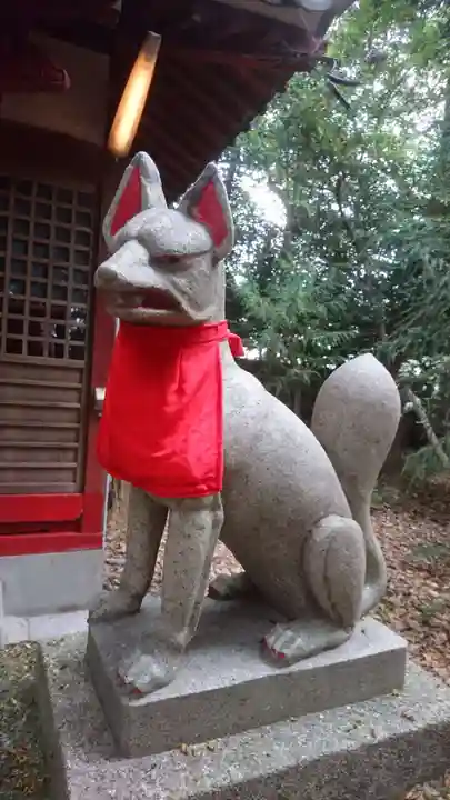 尾津神社の狛犬