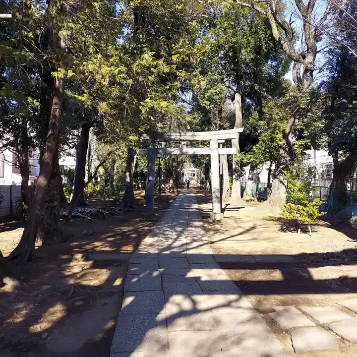 八雲氷川神社の鳥居