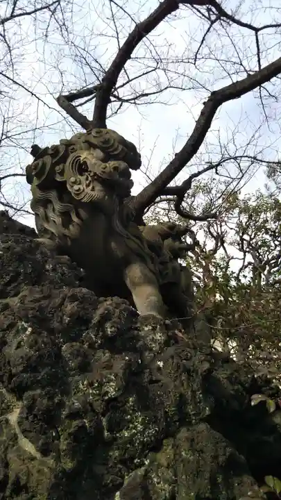千葉神社の狛犬