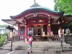 市谷亀岡八幡宮の本殿