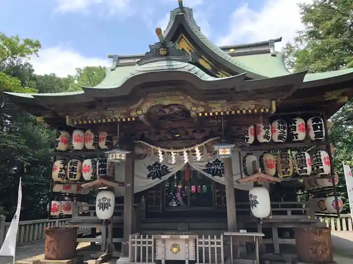 白旗神社の本殿・本堂