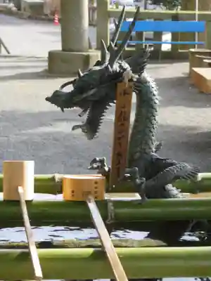 五所神社の手水舎