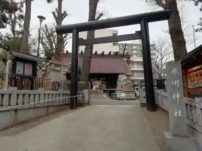高円寺氷川神社の鳥居