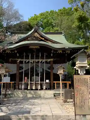 鎮守氷川神社の本殿・本堂