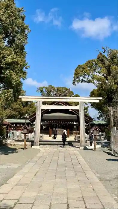 和泉國一之宮　大鳥大社の鳥居