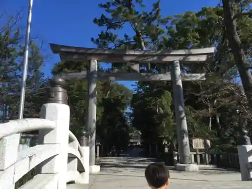 寒川神社の鳥居